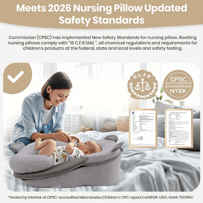 RefluxGuard - Anti-Overflow Baby Feeding Pillow - Reflux Wedge & Nursing Support